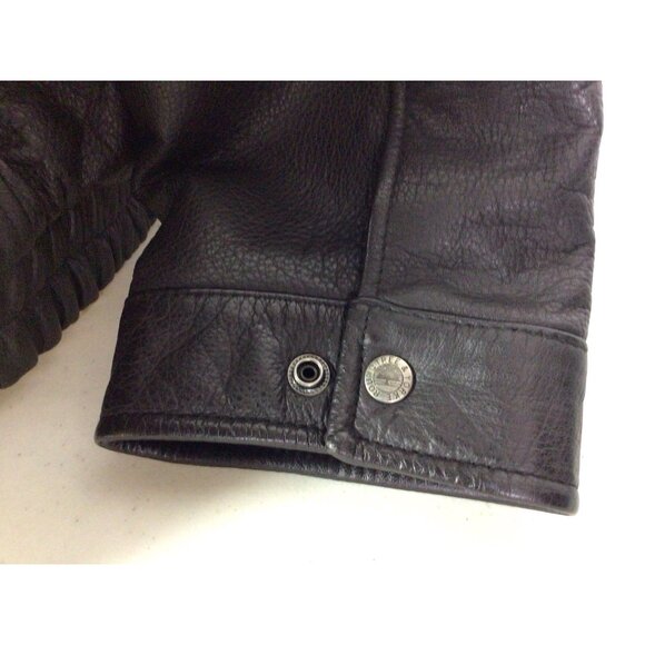 Roundtree & Yorke Brown Leather Jacket Aviator Coat Mens 3XL - Picture 7 of 11